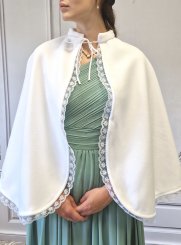 cape, veste et boléro fille blanc