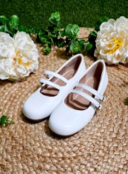 chaussures cérémonie fille blanc