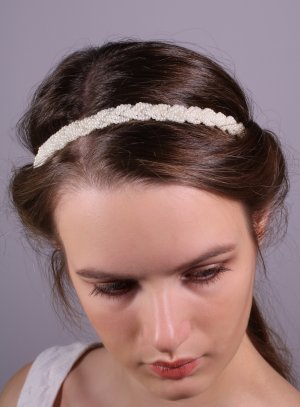 Headband Mariage En Perle Pour Coiffure Mariage Simple A Realiser