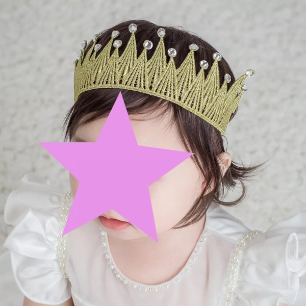 Bandeau couronne princesse fille
