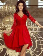 robe soirée courte femme rouge