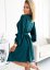 robe soirée courte femme vert