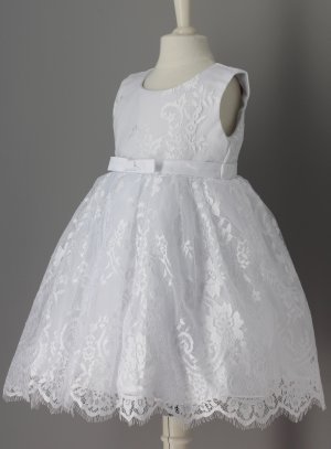 Fin De Stock Robe De Bapteme Pas Chere Blanche Bebe Fille