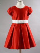 robe fille 2 - 16 ans rouge