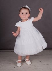 Robe De Bapteme Fille Pas Chere Vetement Blanc Bebe