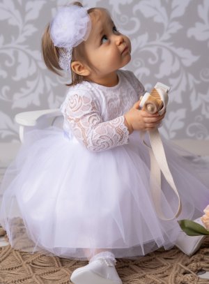 Robe de baptême d'hiver pour nouveau-né fille, tenue de princesse de fête  d'anniversaire, de mariage, pour bébé de 2 à 1 an – acheter aux petits prix
