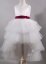 robe princesse mariage enfant ceinture fushia