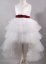 robe princesse mariage enfant ceinture rouge