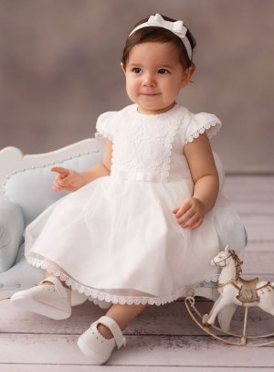 Robe de baptême pour bébé fille 0-3 mois, Robe bébé fille Occasion  spéciale, Robe premier anniversaire, -  Canada
