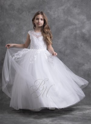 Robe de princesse pour mariage pour enfant Domitille