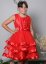 robe fille 2 - 16 ans rouge