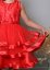 robe fille 2 - 16 ans rouge