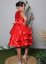 robe fille 2 - 16 ans rouge