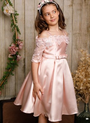 Robe princesse élégante pour filles, tenue de soirée, de mariage,  d'anniversaire, pour enfants