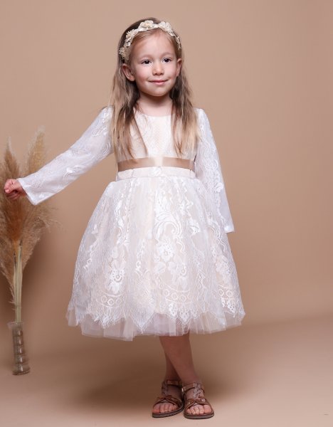 Robes de princesse en dentelle pour petites filles de 0 à 2 ans