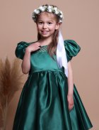 robe fille 2 - 16 ans vert