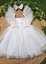 robe fille 2 - 16 ans ivoire - ecru