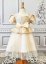 robe fille 2 - 16 ans or