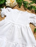 robe de baptême blanc