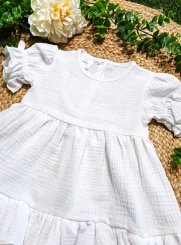 robe de baptême blanc