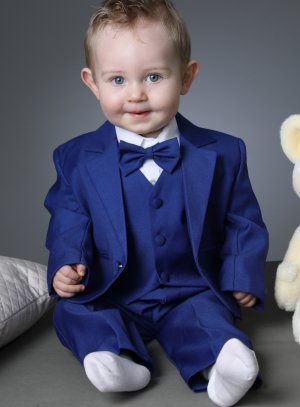 Costume bébé garçon bleu roy - Achat en ligne