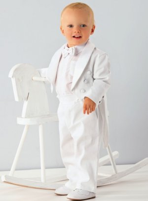 Costume blanc pour bébé ou petit garçon parfait pour baptême ou cérémonie