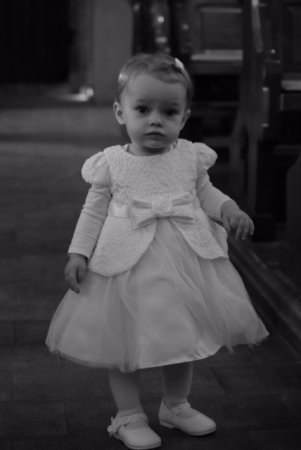 Fin De Stock Robe De Bapteme Princesse Blanche Dentelle Tulle Bebe Fille