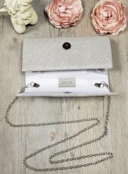 Pochette Mariage blanche, sac mariée blanc ou écru