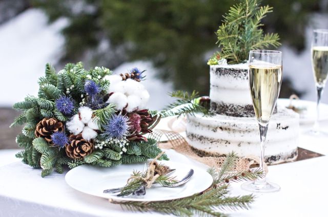 5 idées de décoration pour un mariage en hiver