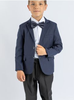 Costume bleu marine et noir enfant pour mariage