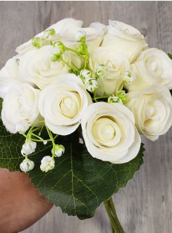 bouquet mariage en fleurs synthétiques