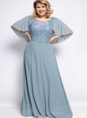 Robe bapteme femme grande taille sale