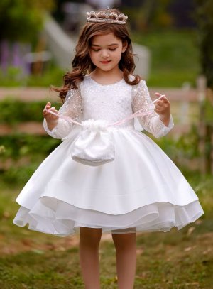 robe fille 2 - 16 ans blanc