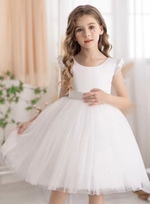 robe fille 2 - 16 ans blanc