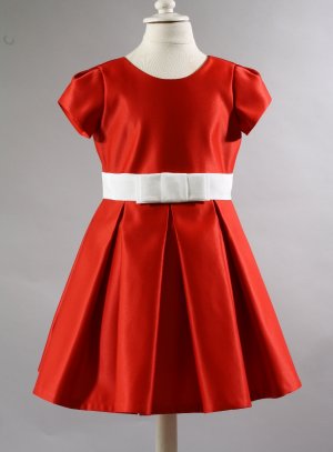 robe fille 2 - 16 ans rouge