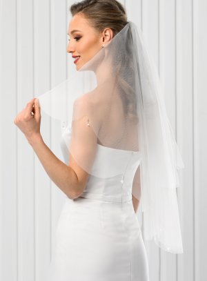 voile de mariée blanc